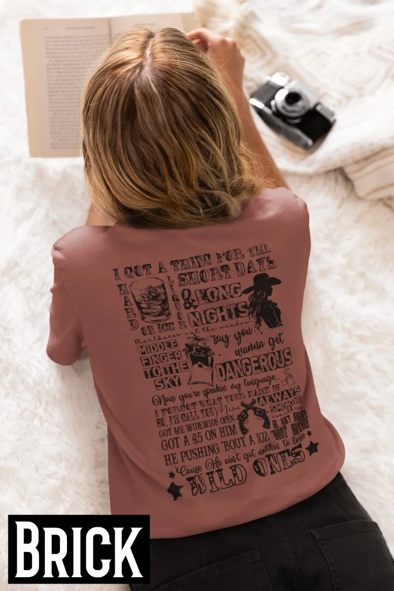 Western Wild Ones Cowgirl Graphic T-Shirt