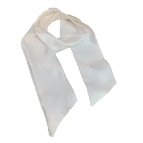 White Silk Scarf R Belliard